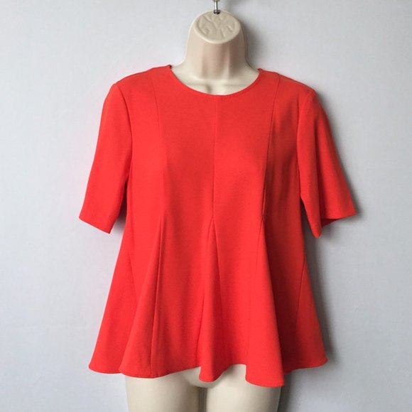 OPENING CEREMONY Moodie Pleated Short Sleeve Top - Picture 4 of 11